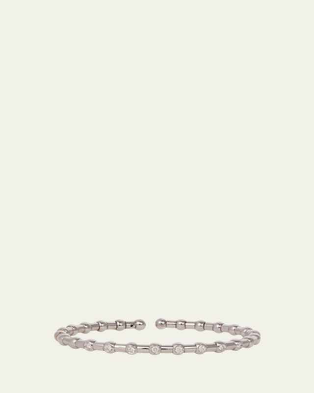 18K White Gold Holly Bracelet with Diamonds